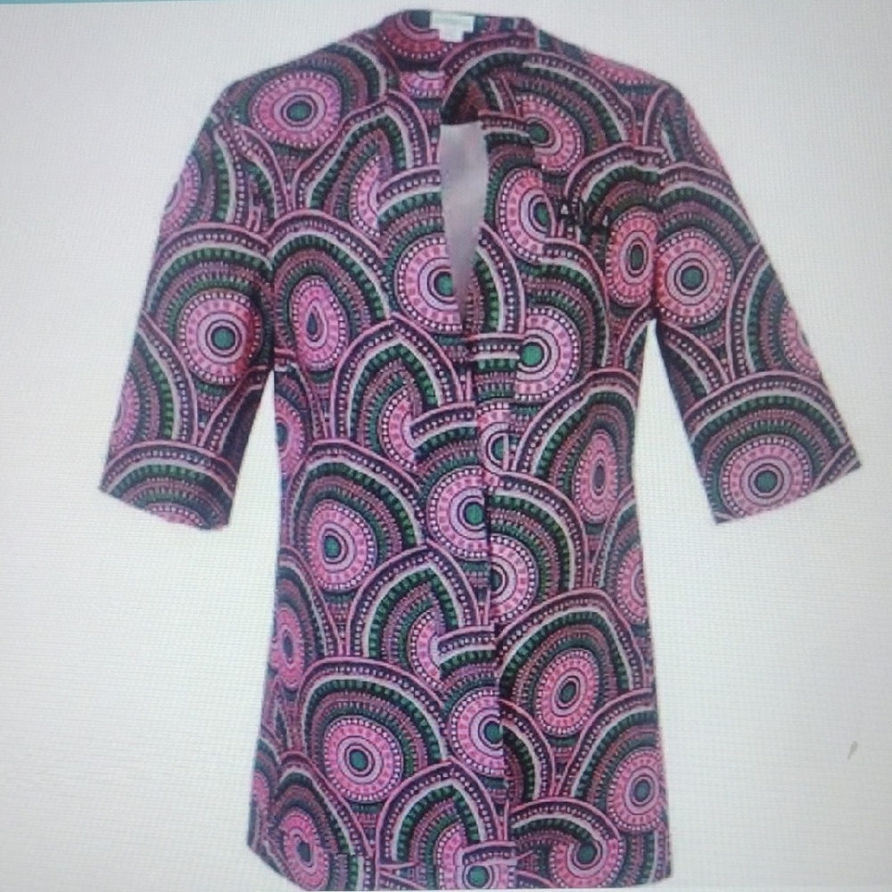 Alpha Kappa Alpha African Print Kimono Jacket